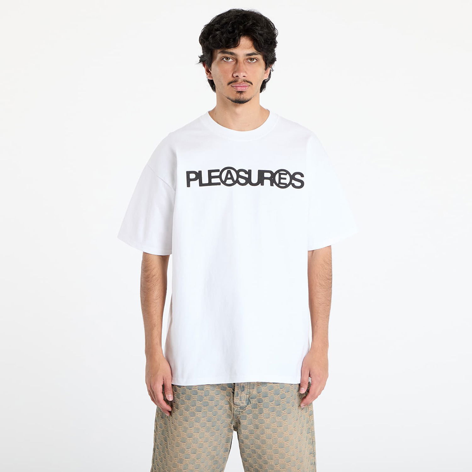Тениска Pleasures PLEASURES Fanzine Graphic T-Shirt Бяло | P25SU054 WHITE, 0