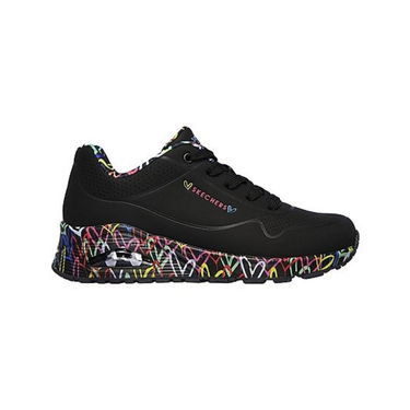 Кецове и обувки Skechers Uno Черно | 155506-BBK, 6