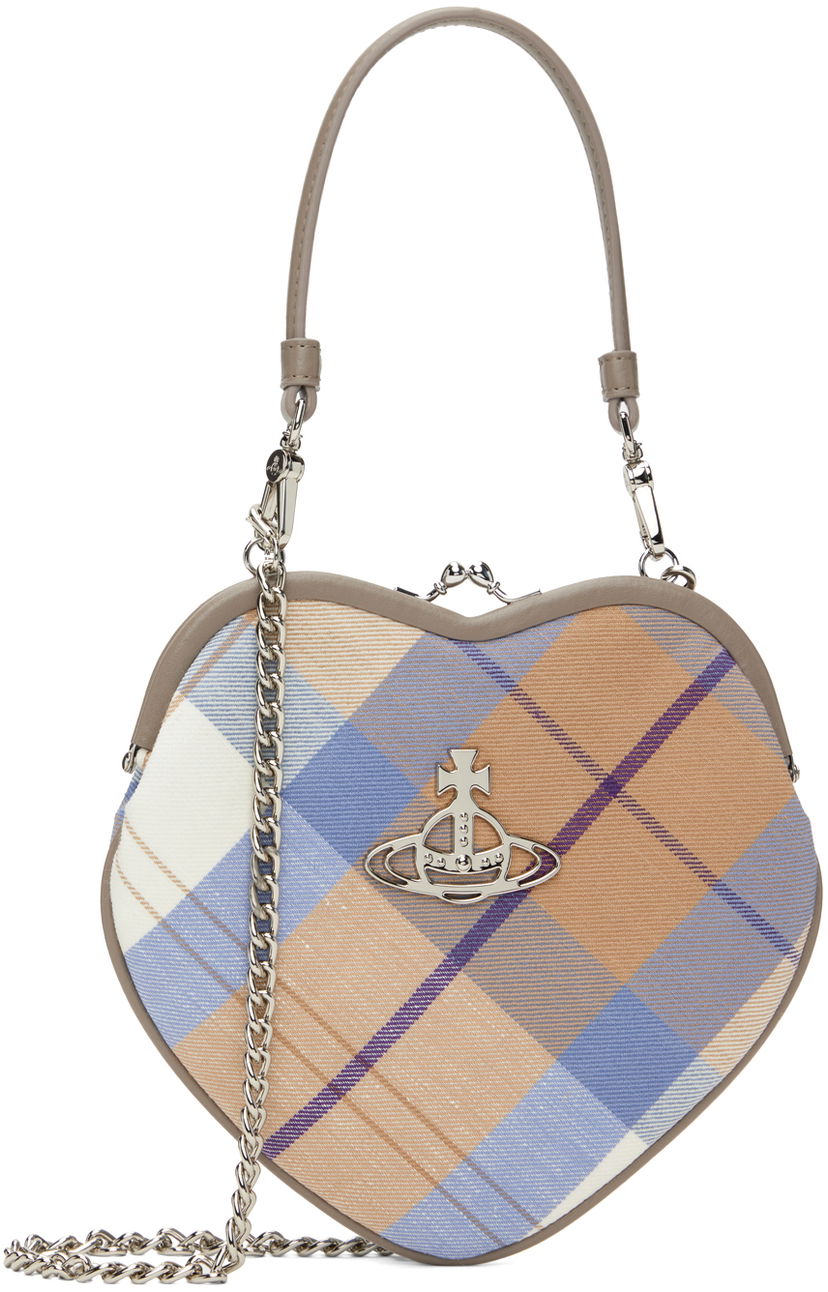 Дамска чанта Vivienne Westwood Heart Frame Bag Бежово | 4B010004W-W0138-