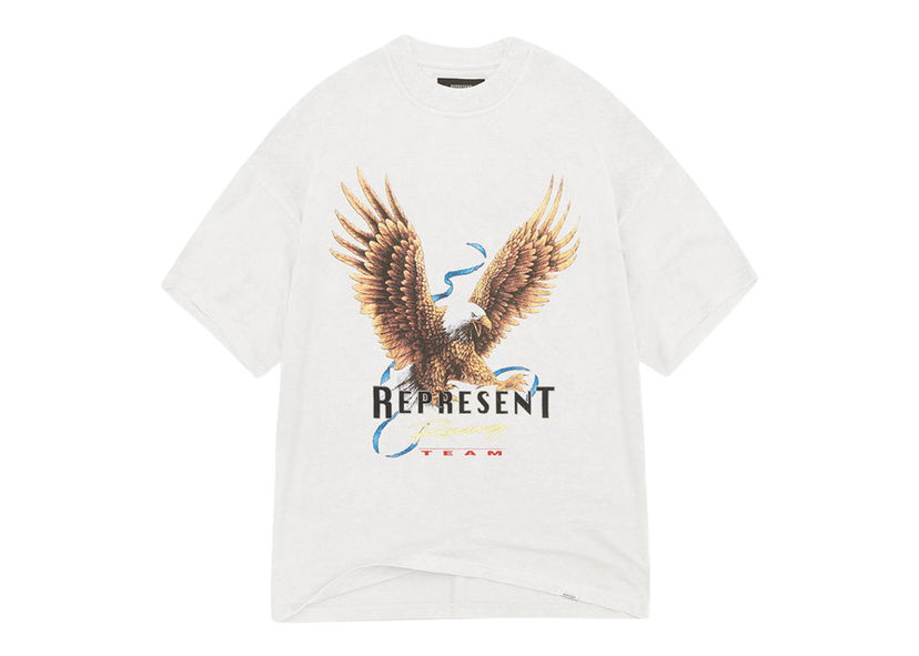 Тениска Represent Clo Represent Racing Team Eagle T-Shirt Flat White Бяло | M05198-72