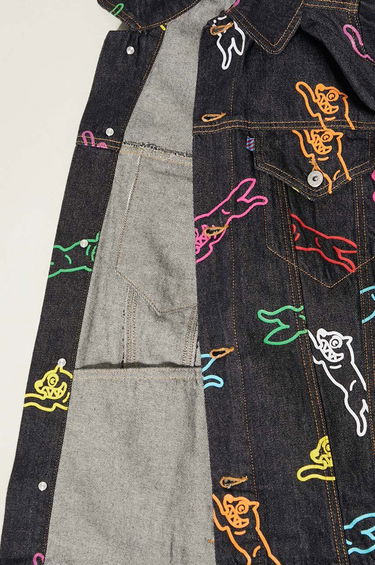 Яке BBC IceCream ICECREAM Running Dog Denim Trucker Jacket Тъмно синьо | IC24245, 6