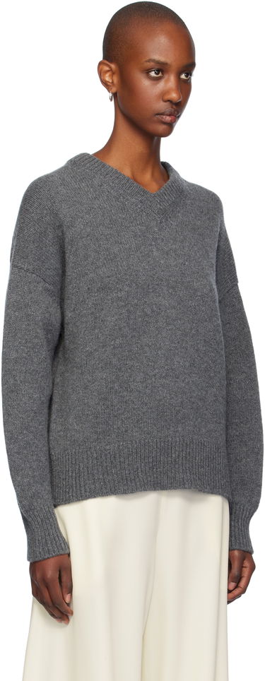 Пуловер &Daughter Slouch V-Neck Sweater Зелено | F2205, 4