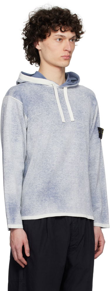 Суитчър Stone Island Stone Island Raw Hand Light Reversible Hoodie Синьо | K1S15 5100029 S00Z2, 1