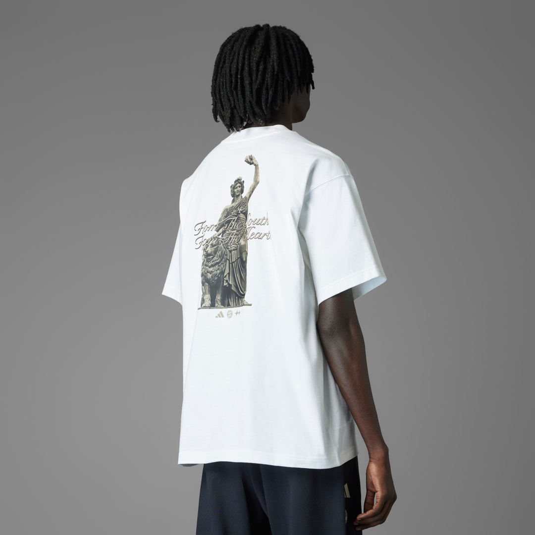 Тениска adidas Performance FC Bayern BSTN Adicolor Contempo T-Shirt Бяло | JF0575, 0