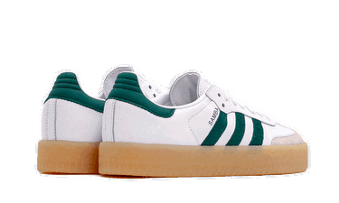 Кецове и обувки adidas Originals Samba "White Collegiate Green Gum" Бяло | ID0440, 1