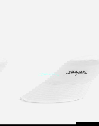 Шапка Dolce & Gabbana Logo Bucket Hat Бяло | GH895AGI334W0800, 3