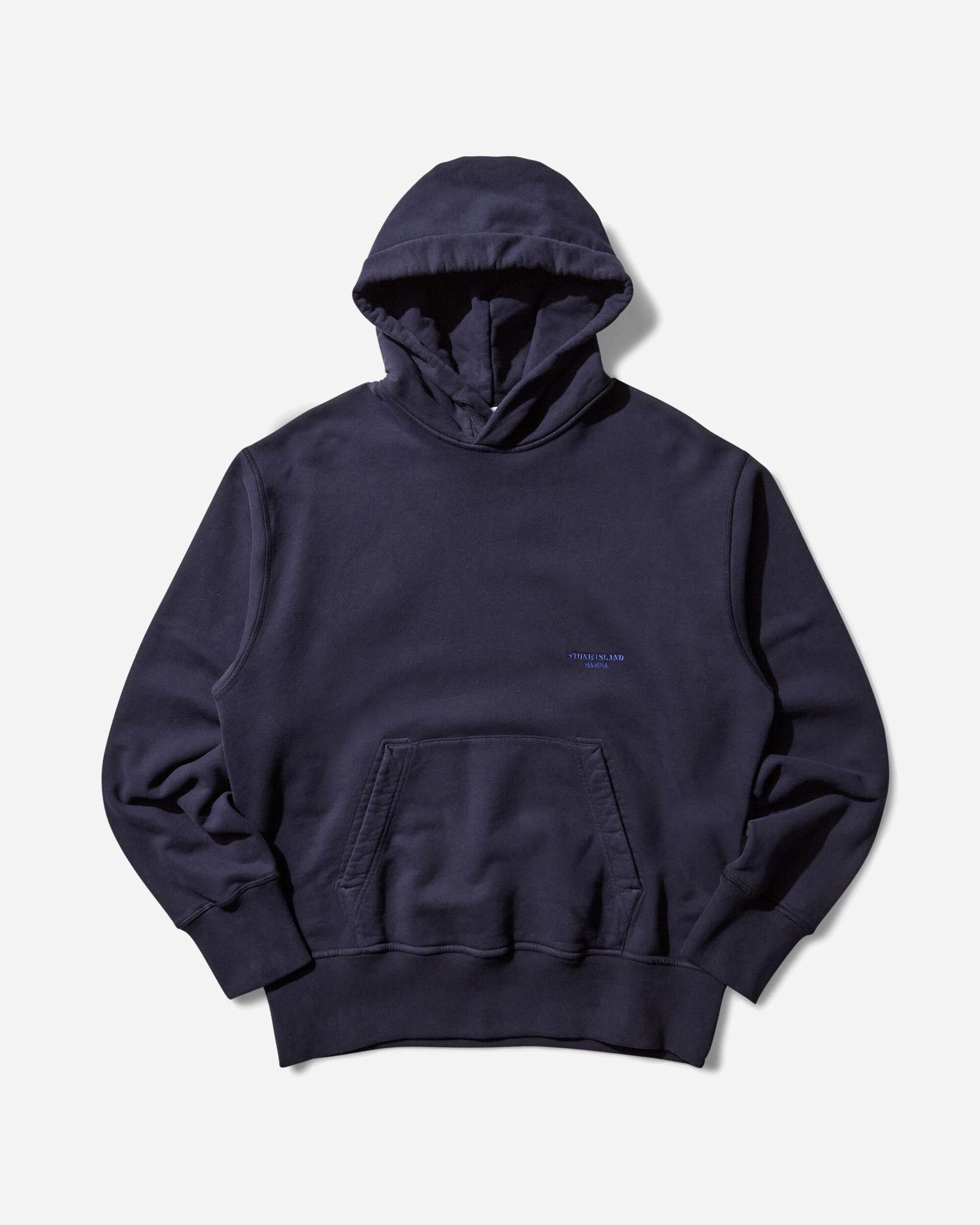 Суитчър Stone Island Brushed Organic Cotton Hoodie Тъмно синьо | K2S15-6100027-S0X13 V002A, 1