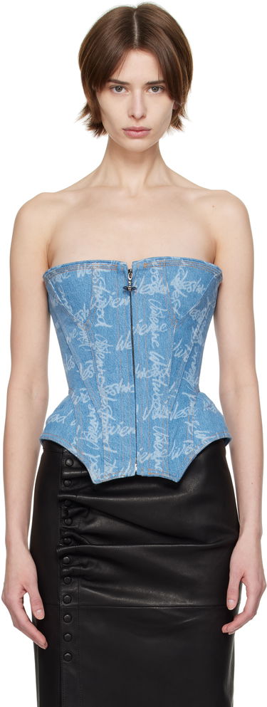Потник Vivienne Westwood Vivienne Westwood Cobrax Denim Corset Синьо | 15030040-W014I-, 0