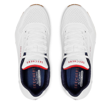Кецове и обувки Skechers Uno Бяло | 52458-WNVR, 5