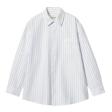Риза Carhartt WIP Striped Long Sleeve Shirt Бяло | I033839_8, 4