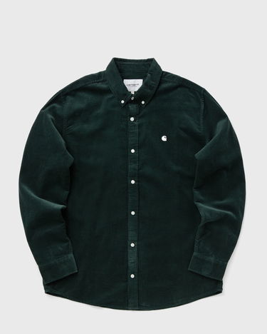 Риза Carhartt WIP Madison Long Sleeve Corduroy Shirt Зелено | I030580-2VO.XX, 1