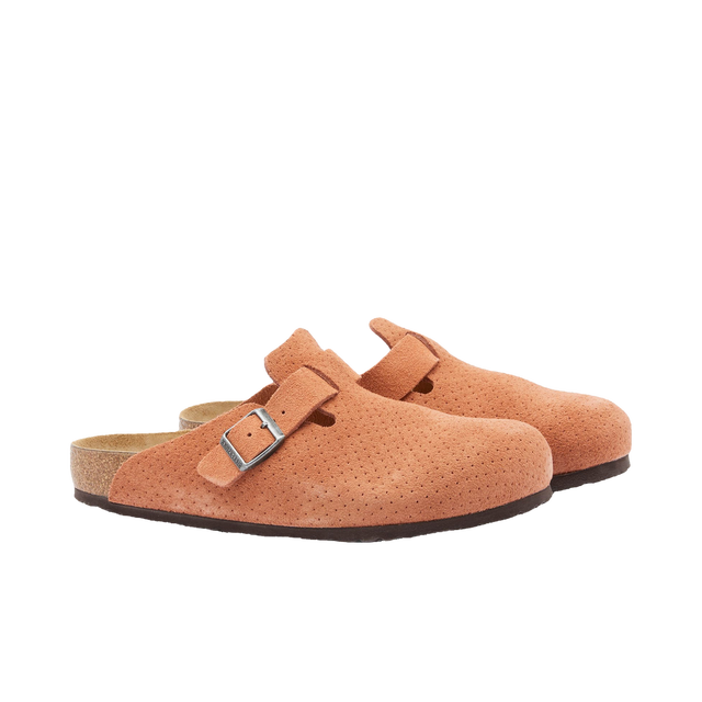 Boston Burnt Orange Embossed Dots