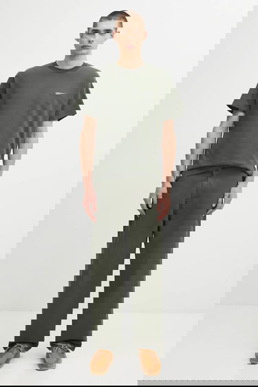 Тениска Carhartt WIP S/S Script Embroidery T-Shirt Зелено | I030435.3CDXX, 4