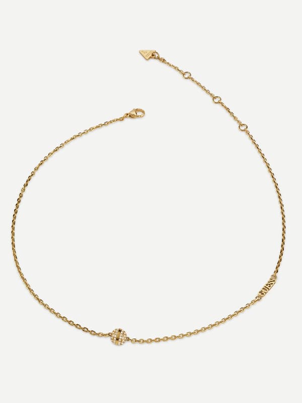 Колие GUESS Golden Chain Necklace Металик | JUBN04455JW