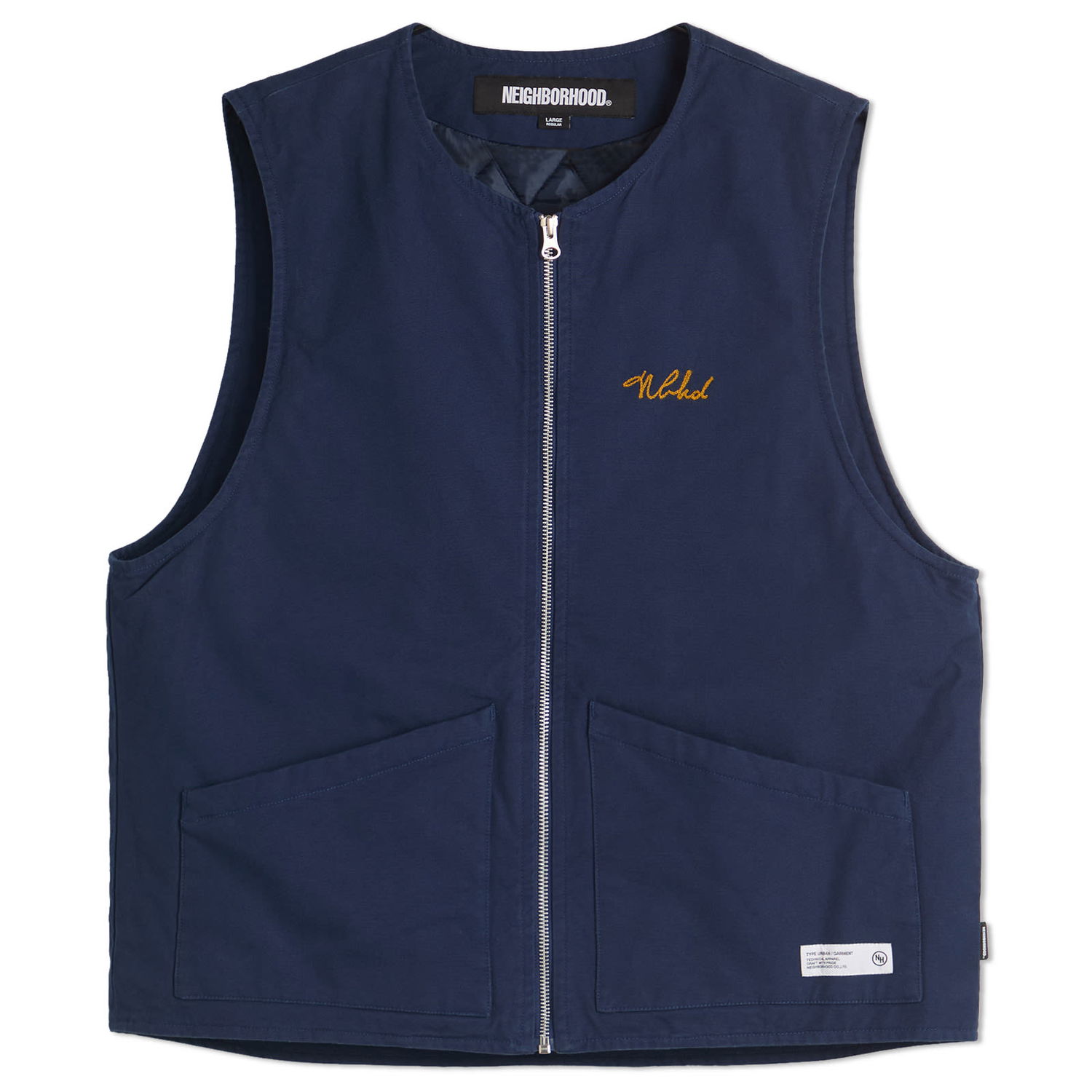 Жилетка Neighborhood Padded Work Vest, Size Large Тъмно синьо | 251TSNH-JKM05-NVY, 0