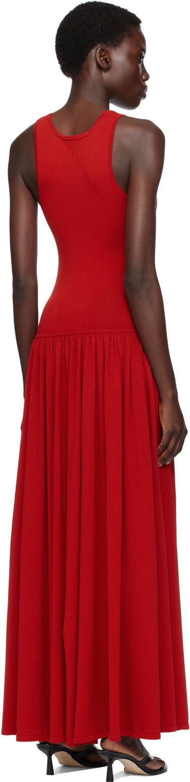Pокля Loulou de Saison Loulou de Saison Jada Maxi Dress Червено | JADA, 2