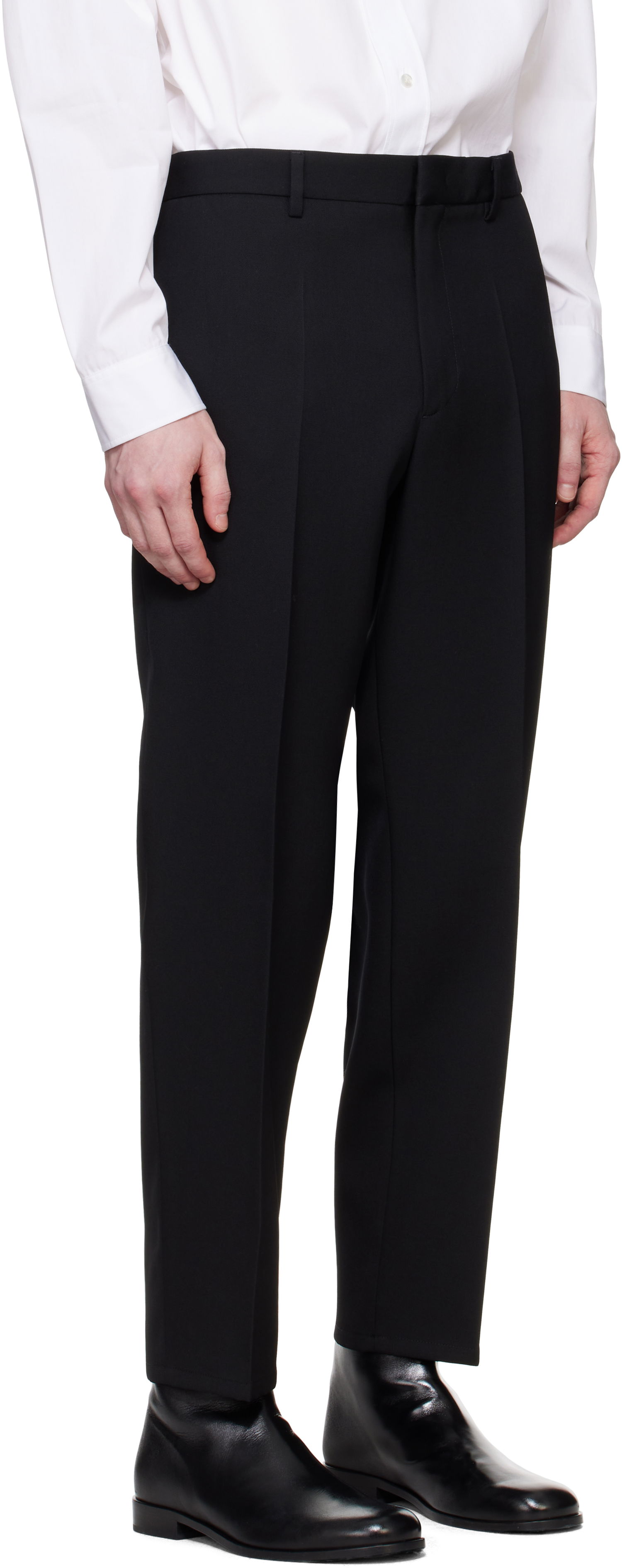 Панталони Jil Sander Jil Sander Tapered Trousers Черно | J21KA0011_J40002, 1