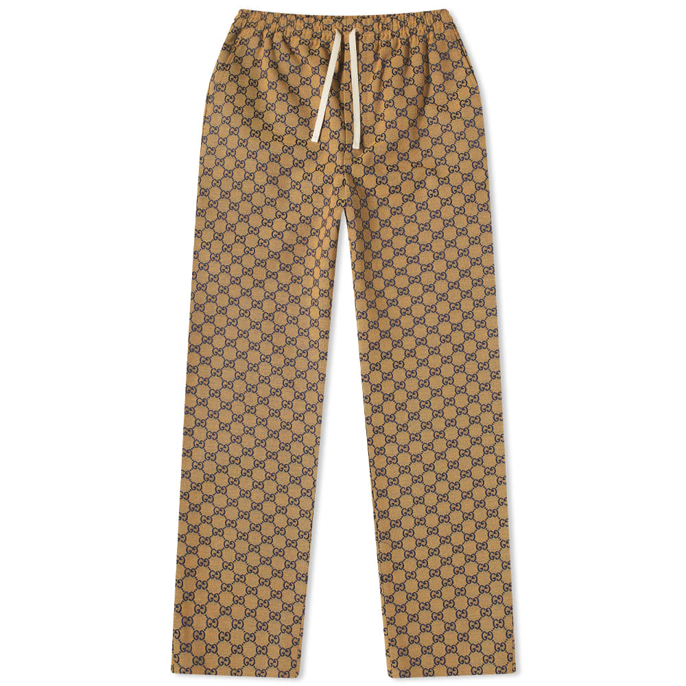 Спортни панталони Gucci GG Jacquard Canvas Track Pant Бежово | 658090-Z8AOV-9078, 0