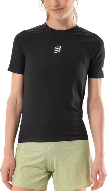 Тениска Compressport Trail Running Short Sleeve T-Shirt Черно | atsw3649-atsw3649000, 0