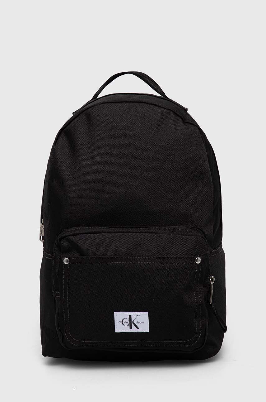 Раница CALVIN KLEIN Batoh Calvin Klein Jeans pánský, černá barva, velký, hladký Черно | K50K510677, 0