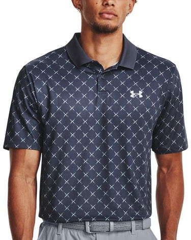 Поло тениска Under Armour Perf 3.0 Printed Polo Тъмно синьо | 1377377-044, 0