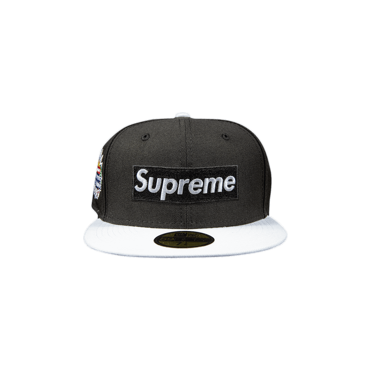 Шапка с козирка Supreme 2-Tone Box Logo New Era Черно | SS22H47 BLACK, 0