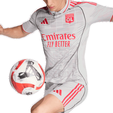 Фланелка adidas Originals Olympique Lyon 3rd Jersey 2025/26 Бяло | jd1389, 3