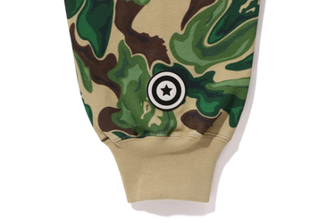 Суитчър BAPE Art Camo Shark Full Zip Hoodie Зелено | 0ZXSWM115055L-GRN, 3