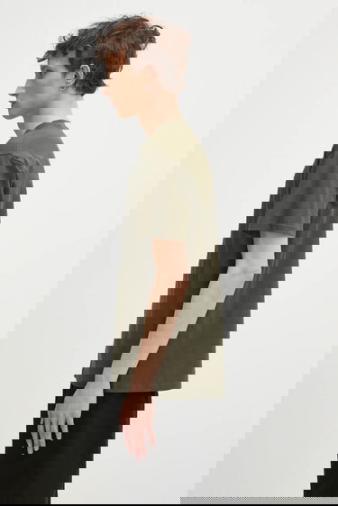 Тениска Carhartt WIP S/S Script Embroidery T-Shirt Зелено | I030435.2QHXX, 1