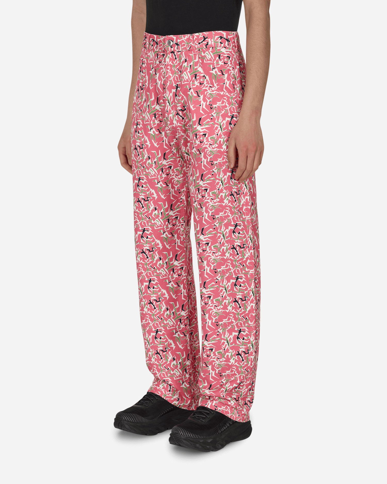 Панталони PACCBET Workwear Floral Pants Розово | PACC10P007 1, 1