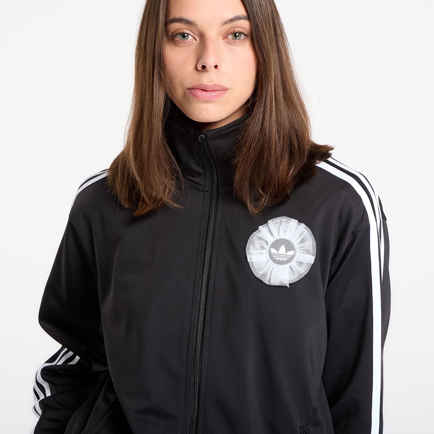 Суитчър adidas Originals Tulle Fb Tt Track Jacket Черно | KR9318, 1