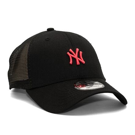 Шапка с козирка New Era 9FORTY Trucker MLB Home Field New York Yankees Black / Lava Red  One Size Черно | 60435268