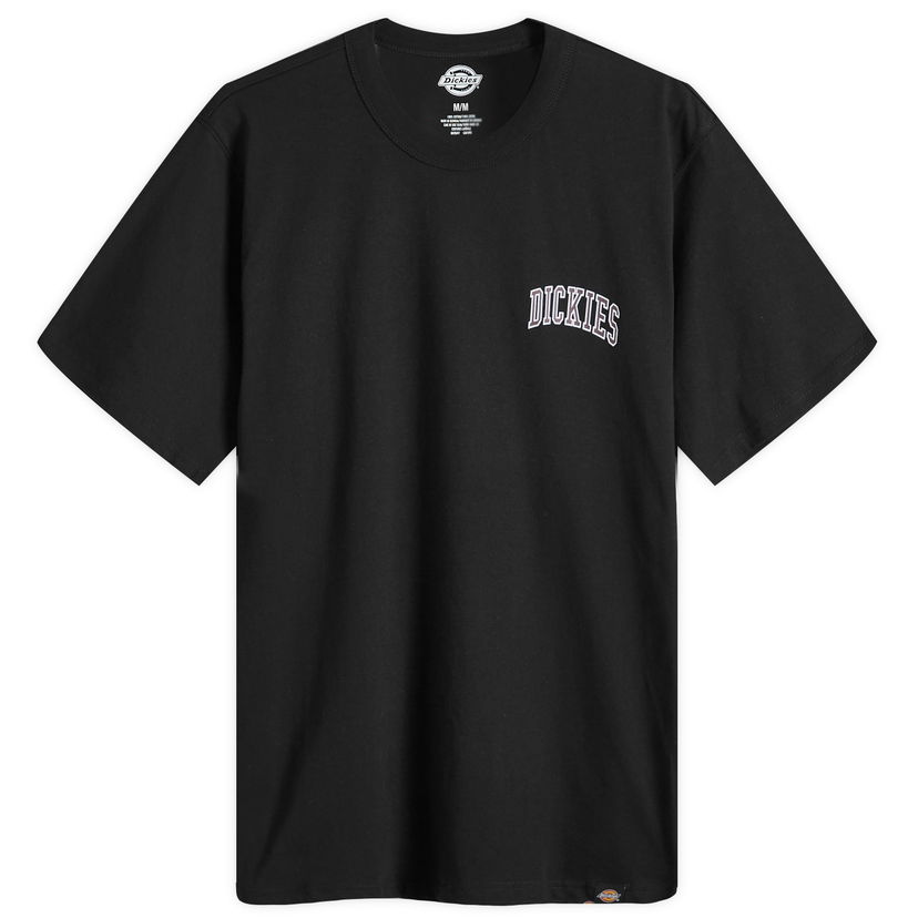 Тениска Dickies Men's Aitkin Chest Logo T-Shirt in Black/Plum Perfect, Size Large | END. Clothing Черно | DK0A4Y8OJ941