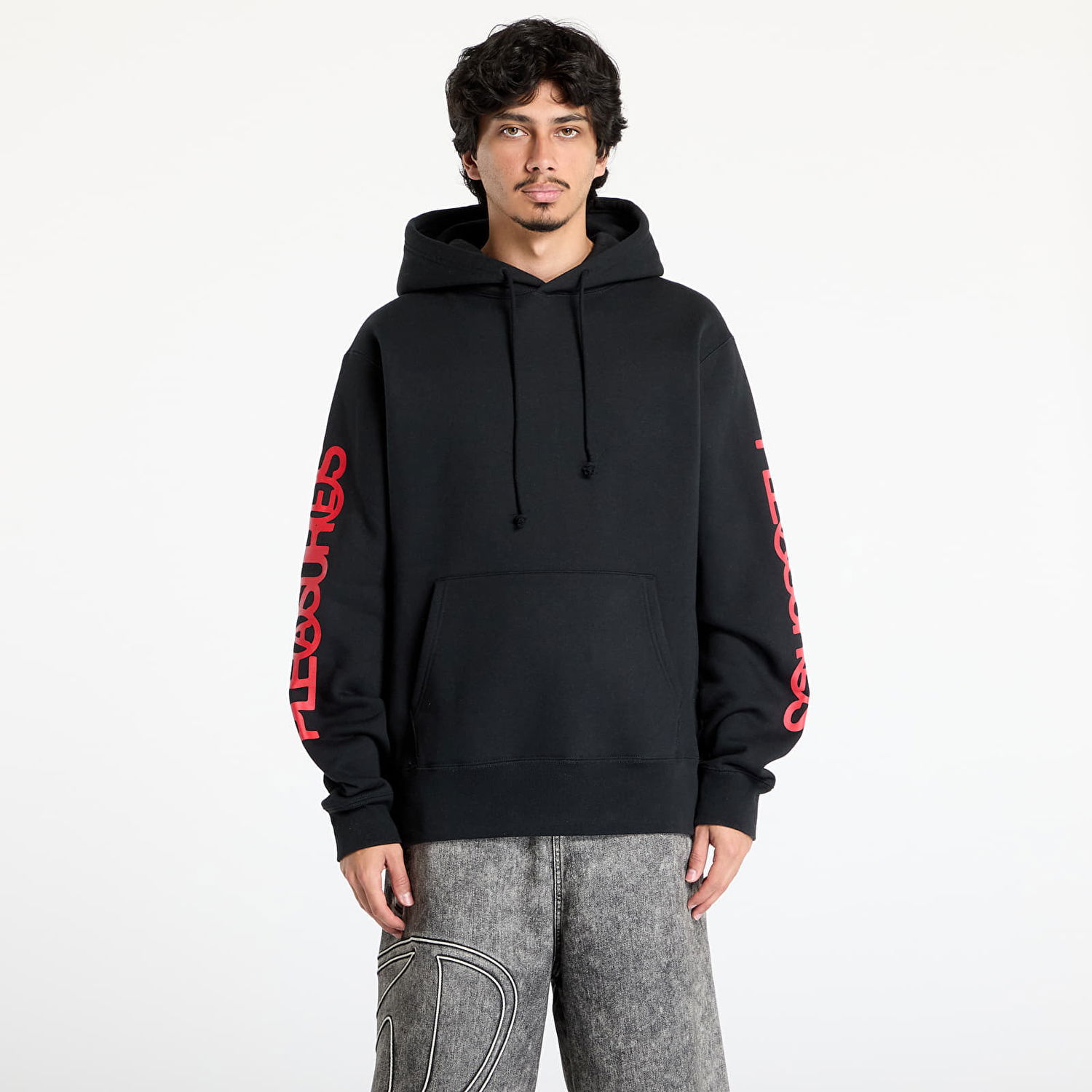 Суитчър Pleasures PLEASURES Fanzine Hoodie Черно | P25SU075 BLACK, 0