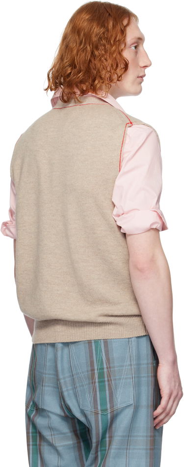 Пуловер Vivienne Westwood Vivienne Westwood Orbit Print Vest Бежово | 2701002A-Y0018-, 2