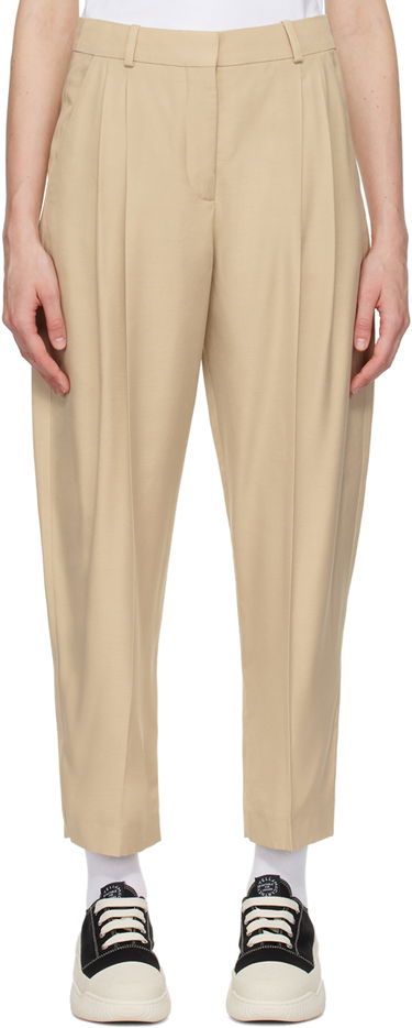 Панталони Stella McCartney Stella McCartney Tapered Trousers Бежово | 5919643DU701, 0