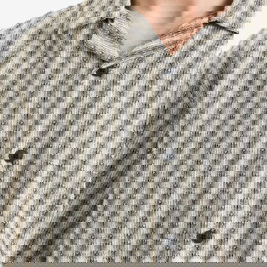 Риза EDWIN Saga Striped Short Sleeve Shirt Бежово | I035018-0D267, 5