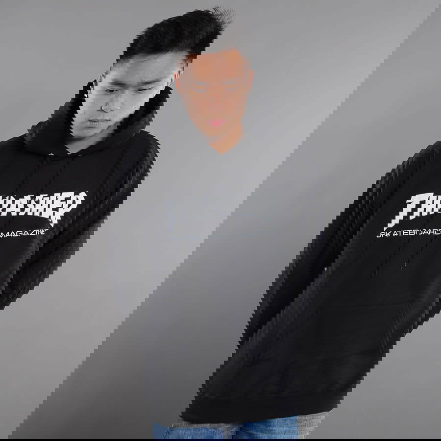 Суитчър Thrasher Skate Mag Hoody Черно | 113103BK, 0