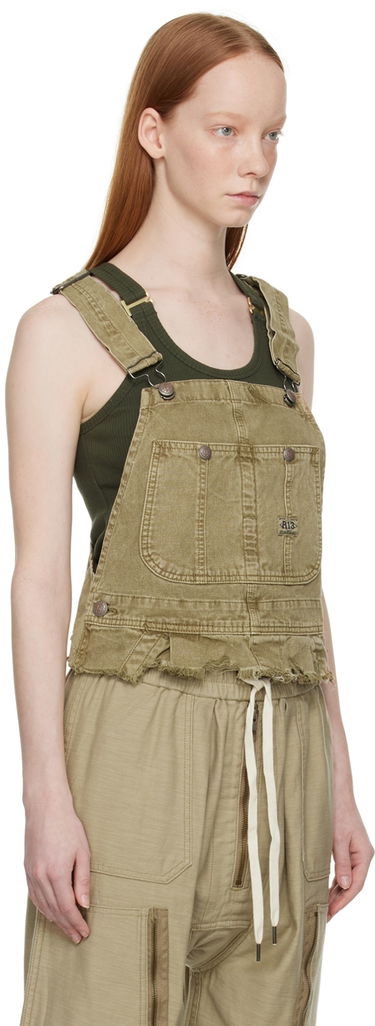 Комбинезон R13 R13 Damon Denim Tank Top Бежово | R13WD032-D110B, 1