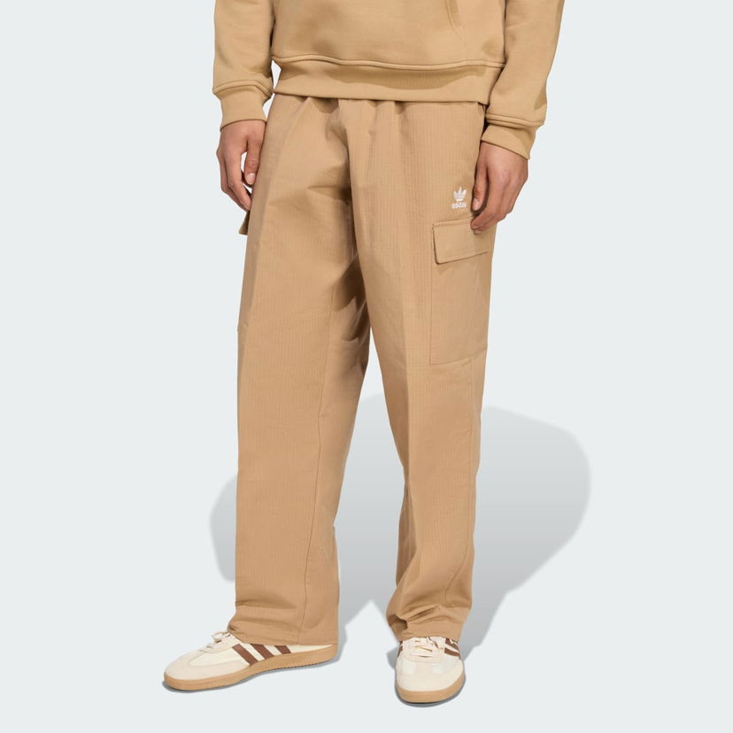 Карго панталони adidas Performance Trefoil Essentials Woven Cargo Pants Бежово | JX3912