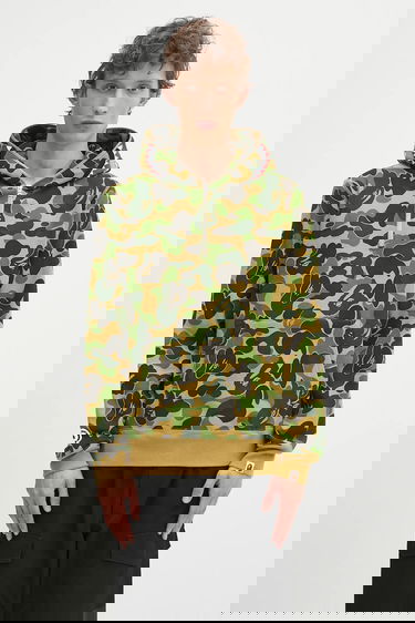 Суитчър BAPE ABC Camo Shark Half-Zip Hoodie Многоцветен | 1K80114010, 0