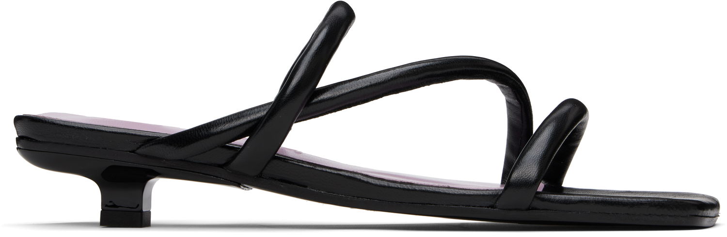 Аксесоари BY FAR BY FAR Morena Nappa Leather Heeled Sandals Черно | MWFHO015CL013BK001PL, 0