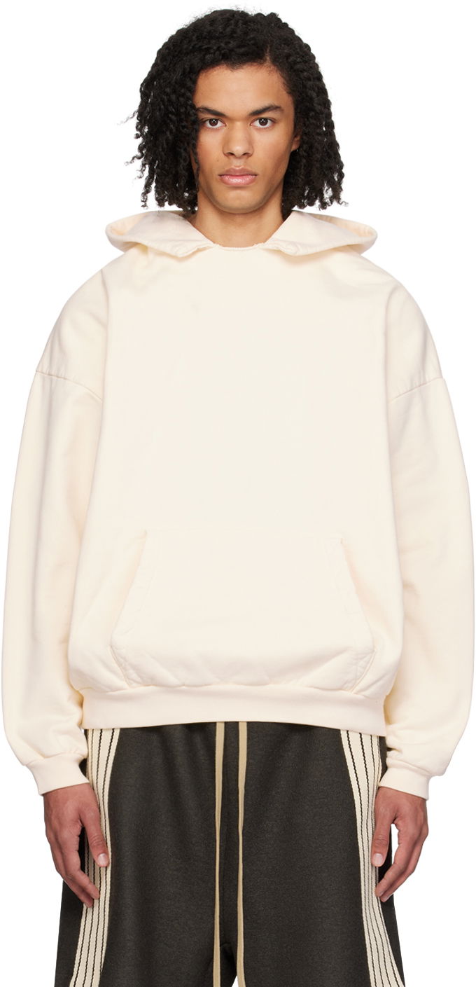 Суитчър Fear of God Off-White Patch Hoodie Бяло | FG850-060FLC, 0