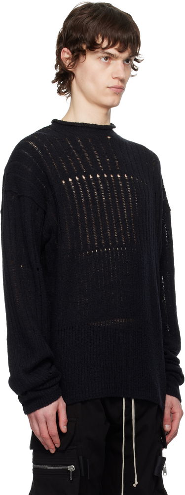 Пуловер Rick Owens Rick Owens Hollywood Oversized Knit Sweater Бежово | RU01E5681 KGRID, 4