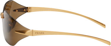 Слънчеви очила Prada Wrap Around Metal Sunglasses Кафяво | 0PR A55S 8056597958486, 2