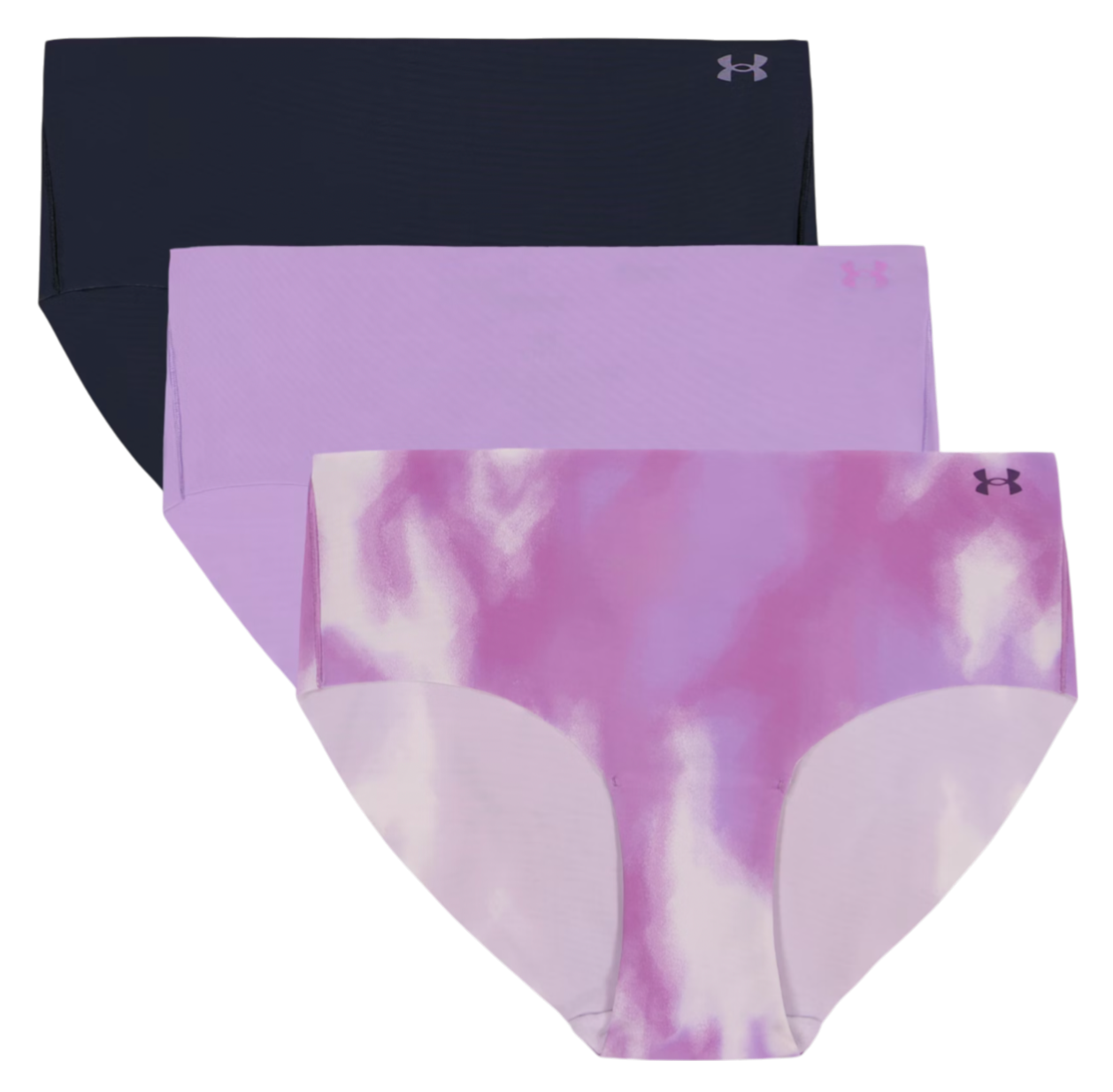 гащички Under Armour Under Armour Solid 3-Pack Hipster Underwear Лилаво | 1383896-575, 0
