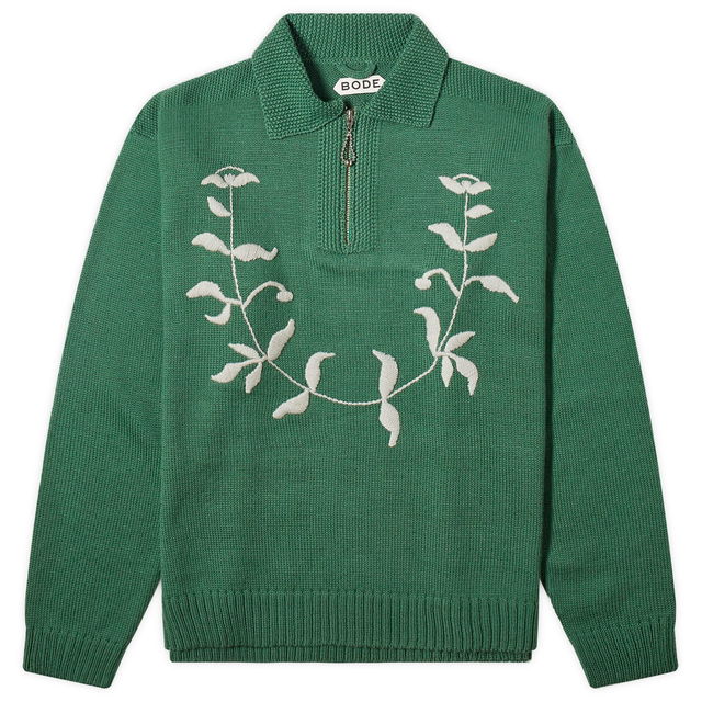 Floret Embroidered Knit