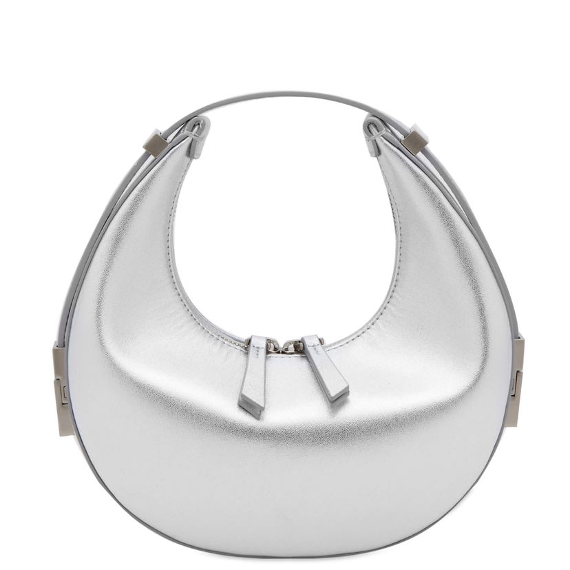 Дамска чанта OSOI Mini Silver Leather Shoulder Bag Металик | 23SB030-101-09