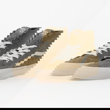 Кецове и обувки Vans SK8-Hi Tapered Pig Suede Зелено | VN000DCFEMF1, 5