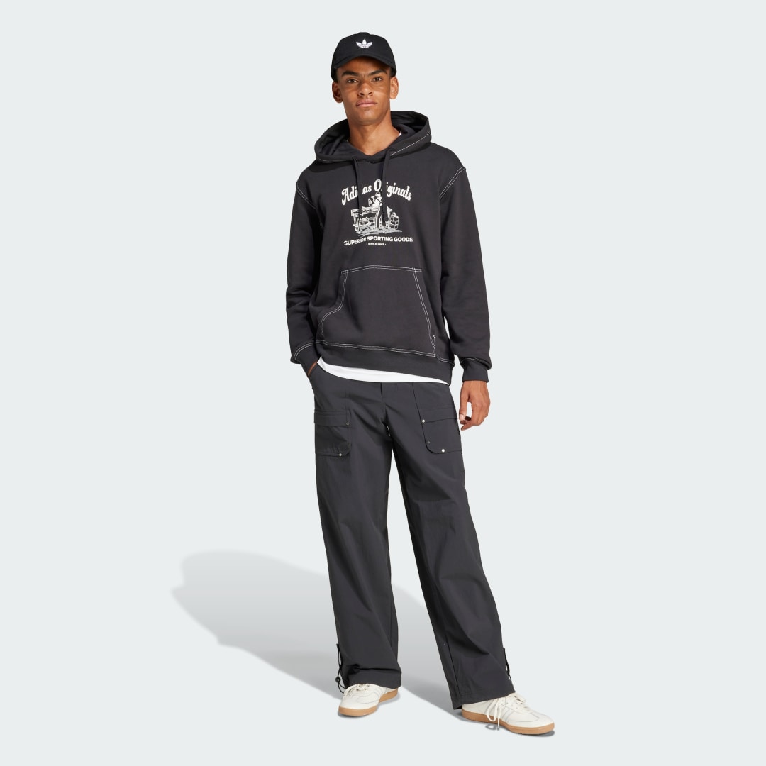 Суитчър adidas Performance Wabash Hoodie Черно | JP4483, 1